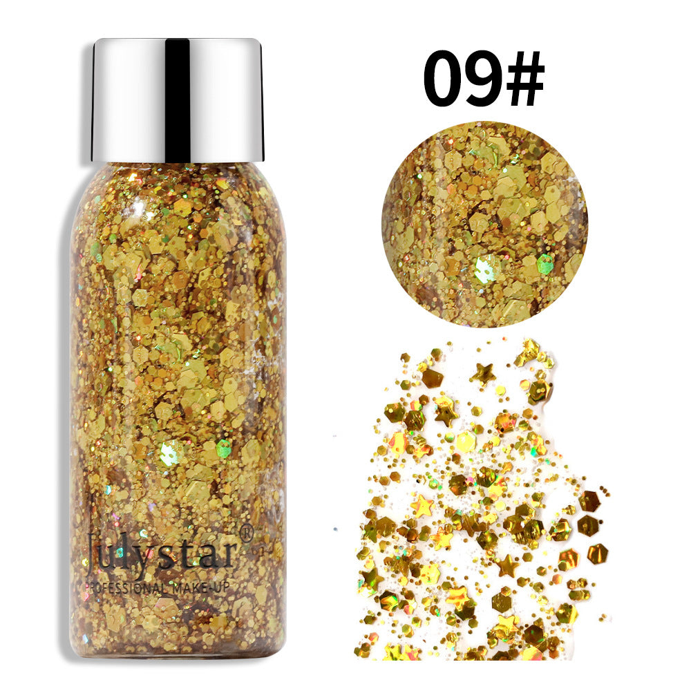 Crushed Diamond Glitter Dazzling Performance Stage Nightclub Makeup Sequins Eyeshadow Makeup - V.I.P Digital Presence