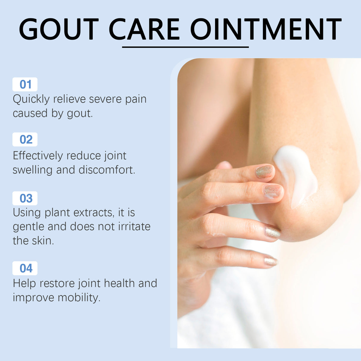 Joint Care Ointment Ease Knee Joint Neck Shoulder Improvement Toe Pain Cream Massage Cream - V.I.P Digital Presence