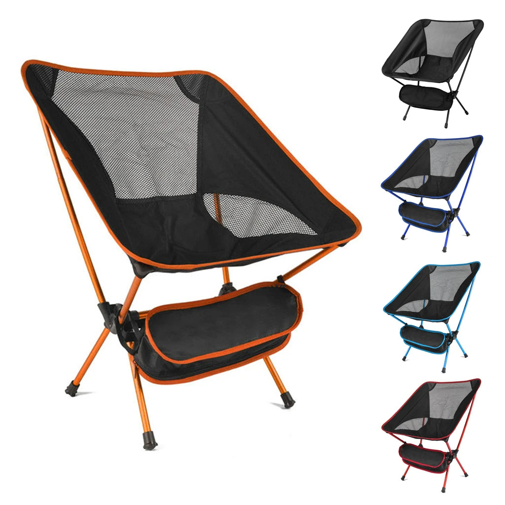 Travel Ultralight Folding Chair Superhard High Load Outdoor Camping Chair Portable Beach Hiking Picnic Seat Fishing Tools Chair - V.I.P Digital Presence