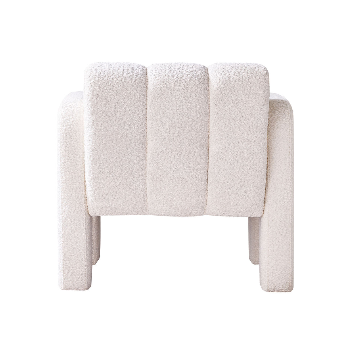 31.10" Wide Boucle Upholstered Accent Chair - V.I.P Digital Presence