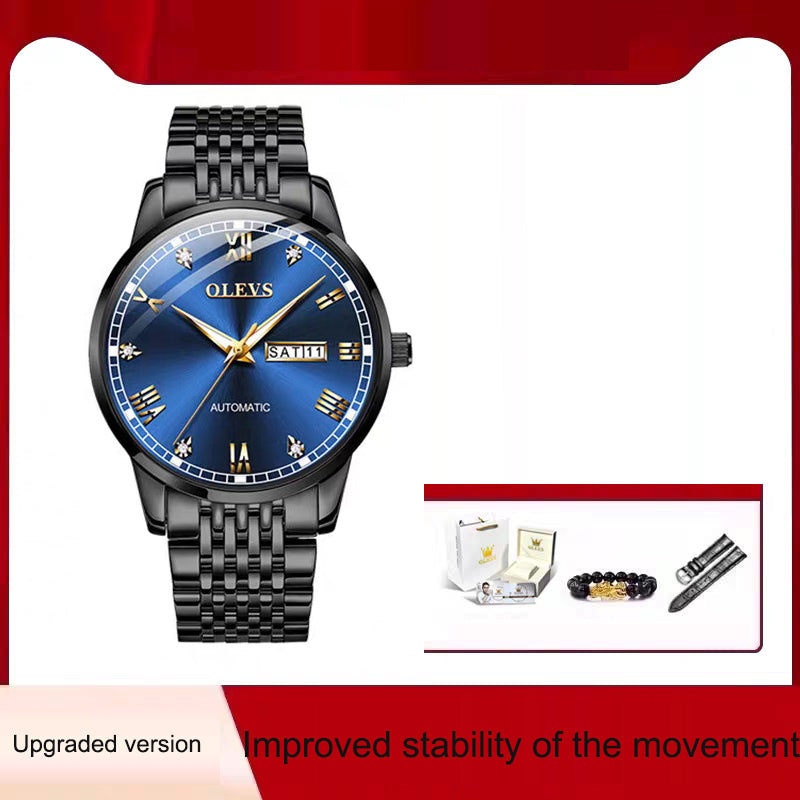 Men's Watch Men's Mechanical Watch Fully Automatic Simple Wind Waterproof Night Light Watch - V.I.P Digital Presence