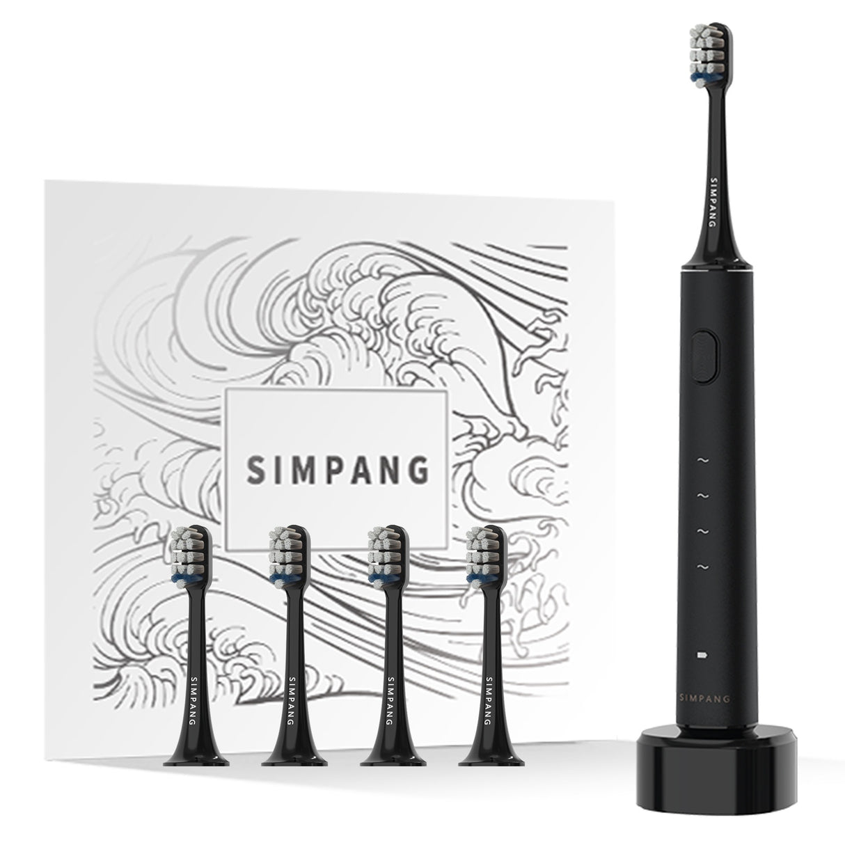 Smart Sonic Electric Toothbrush Soft Bristles Wireless Charging Adult Gift Box - V.I.P Digital Presence