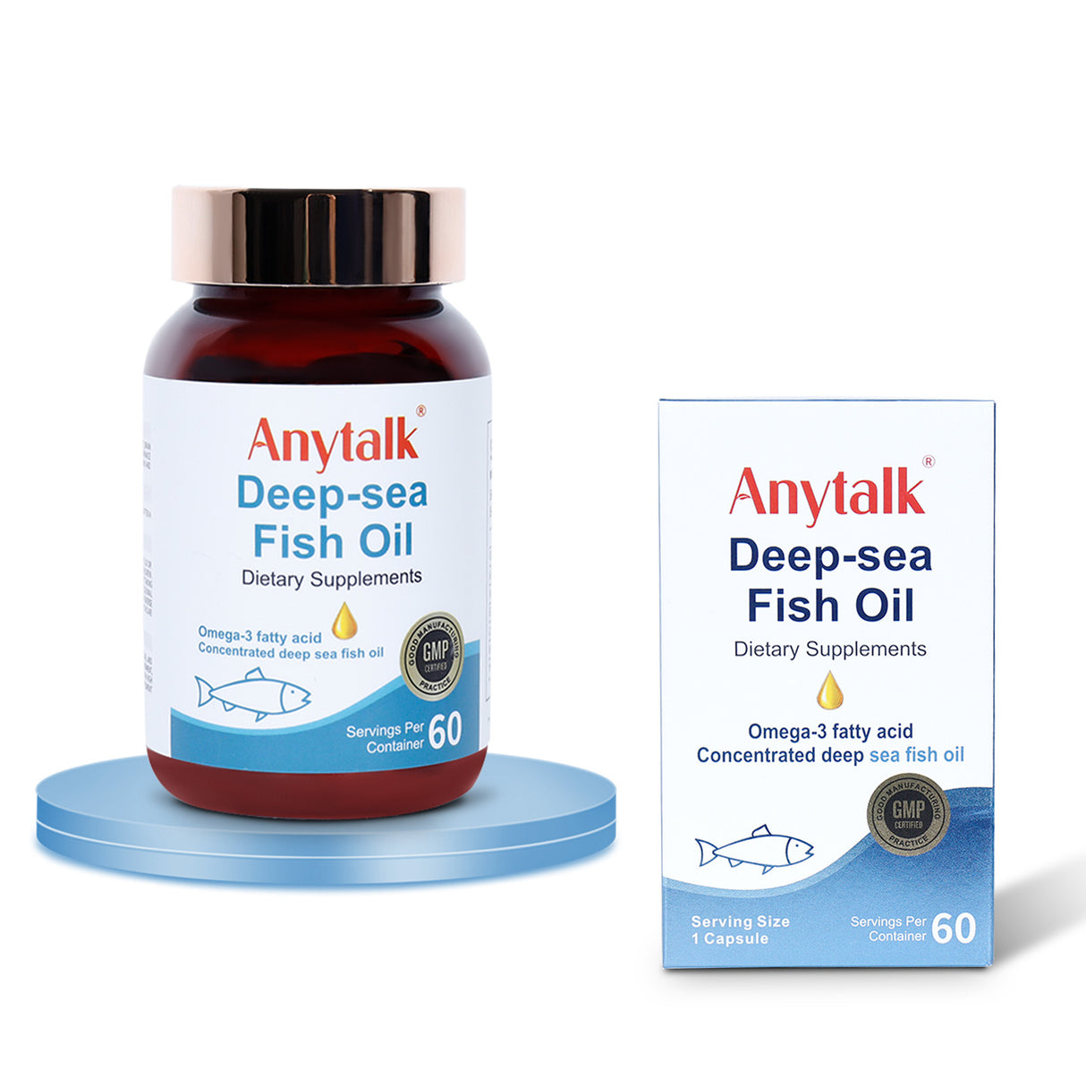 Deep Sea Fish Oil Softgel Capsules - V.I.P Digital Presence
