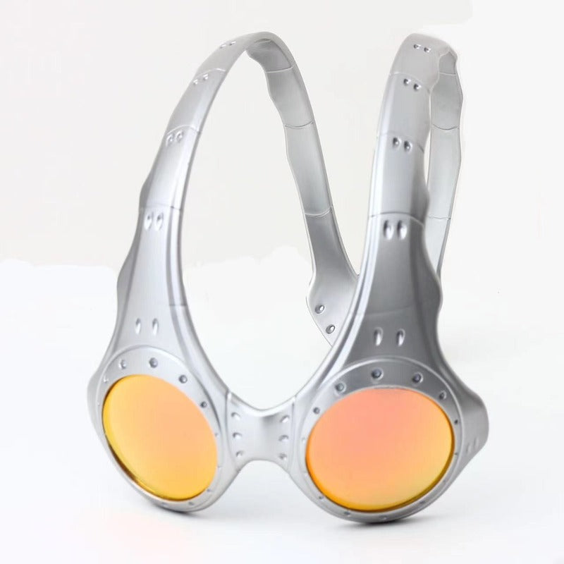Unisex Over - The - Top Sunglasses. Ideal for outdoor cycling and sports. Fashionable retro - style metal - framed glasses. - V.I.P Digital Presence