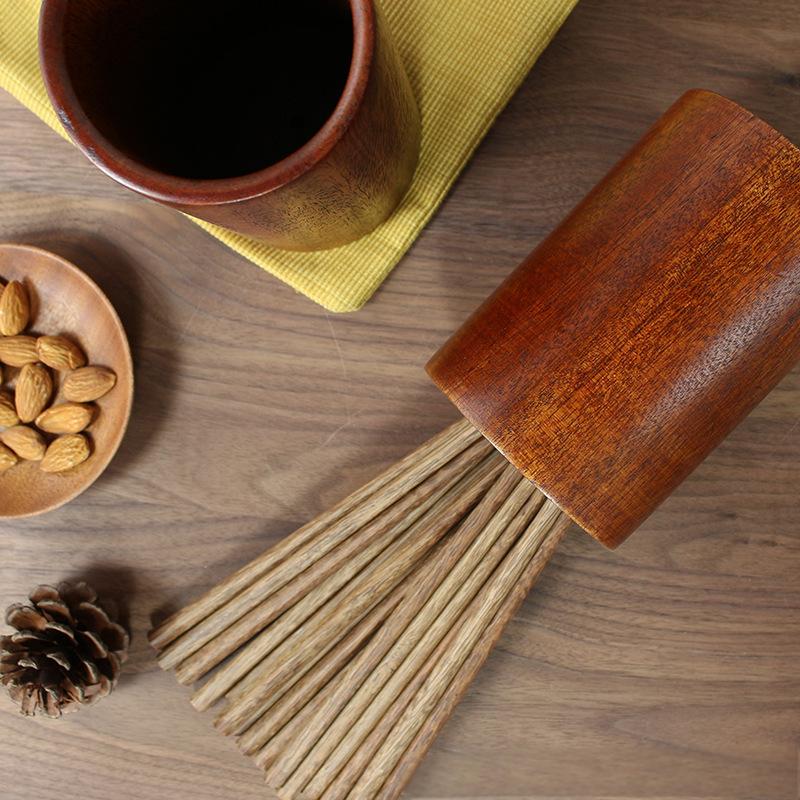 Vintage wooden chopsticks, drain tube, chopsticks storage - V.I.P Digital Presence