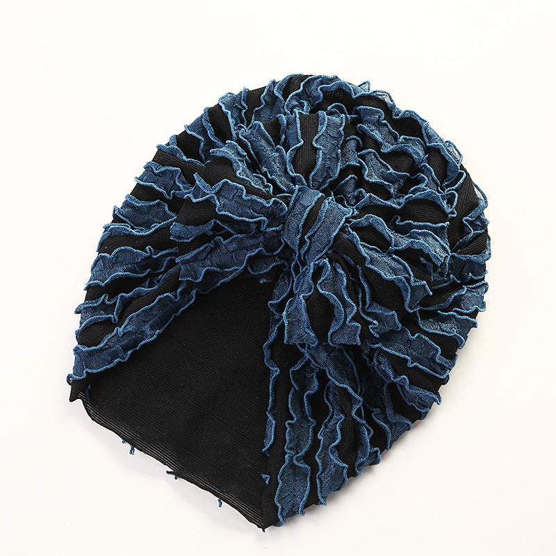 Baby Cow Louver Bow Head Cap Baby High Elastic Brimless Indian Tire Hat - V.I.P Digital Presence