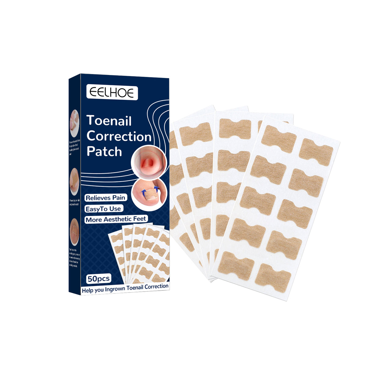 Nail Correction Patch, Nail Insert Correction And Repair Toe Manicure Nail Patch - V.I.P Digital Presence