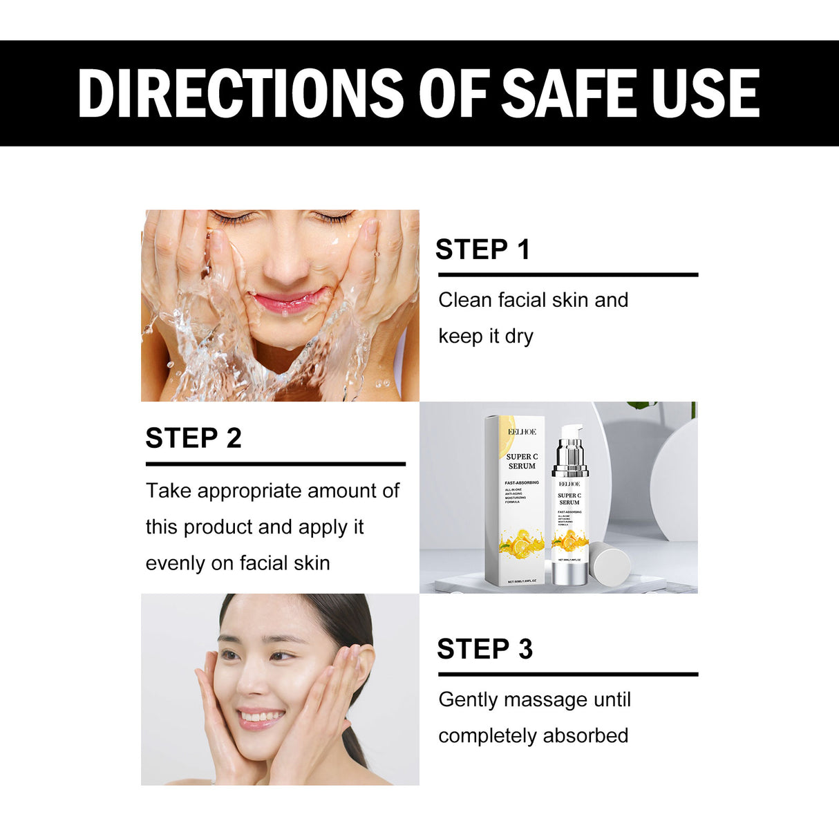 Super C Serum, Refresh The White Skin Hydrating Moisture Soft Delicate Skin Essence - V.I.P Digital Presence