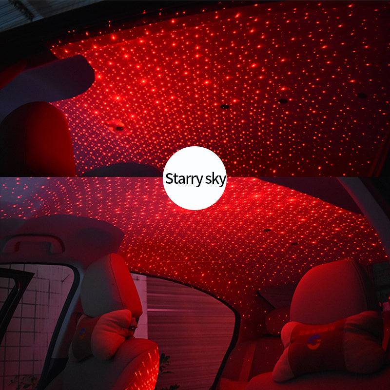 Light Projector Car Decoration Light USB LED Starry Sky Star DJ RGB Laser Projector Music Sound Remote Control Auto Car Styling - V.I.P Digital Presence