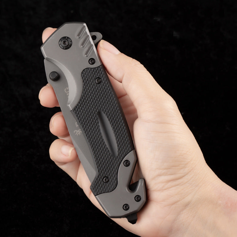 Folding Knife Stainless Steel High Hardness Outdoor Knife Pocket Knife Fishing Knife Defense Military Knife Camping Folding Knife - V.I.P Digital Presence