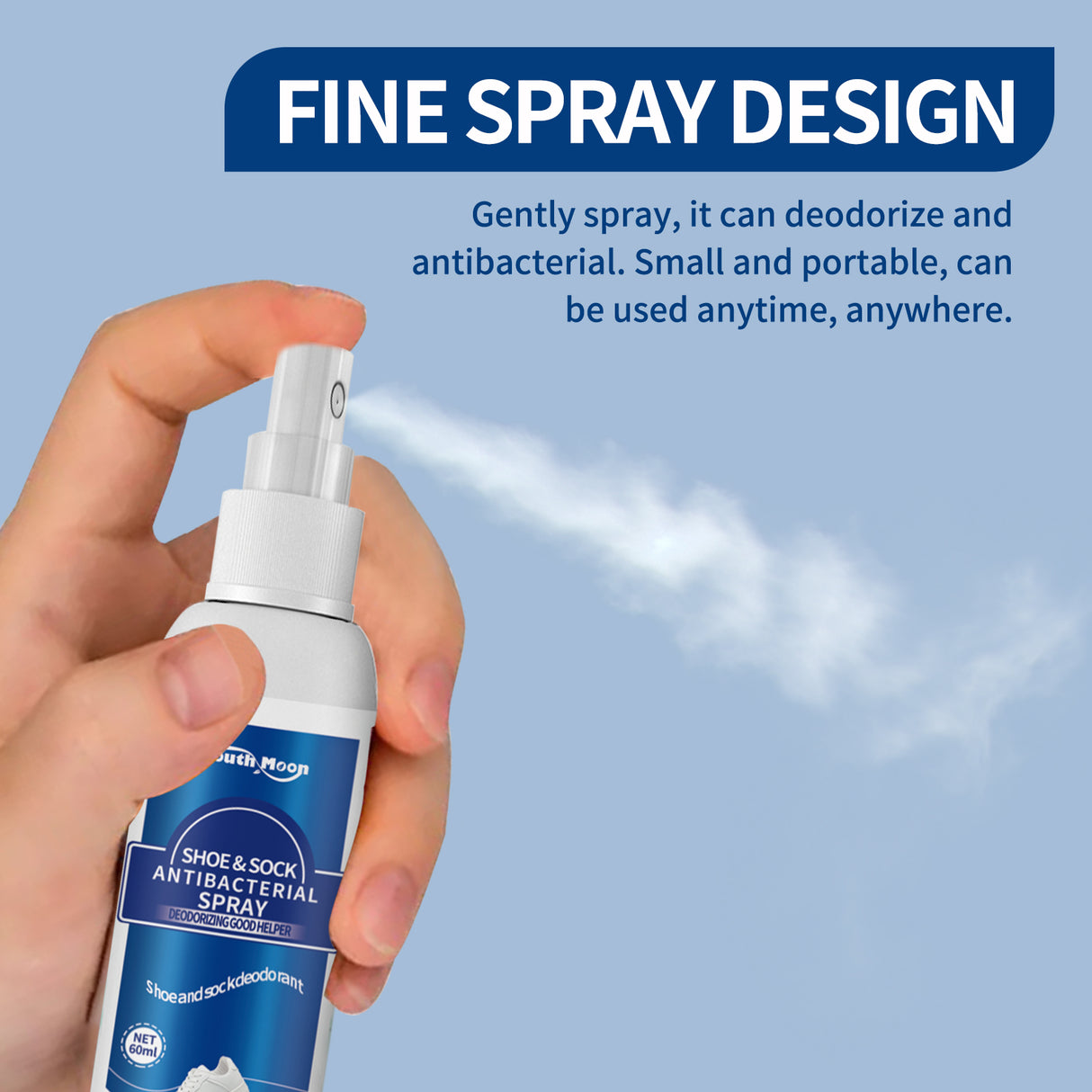 Shoe & Sock Antibacterial Spray, Shoes And Socks Clean Sweaty Feet To Odor Dry Shoe Cabinet Freshener - V.I.P Digital Presence