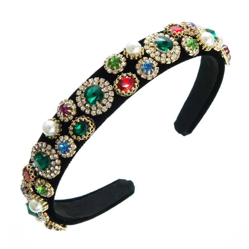 Fashion Baroque Court Headband Women's Luxury Fine Edge Premium Headwear - V.I.P Digital Presence