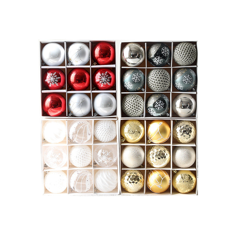 Christmas Ball Set Gift Box Christmas Painting Gift Pack Ball Christmas Tree Decoration Pendant - V.I.P Digital Presence