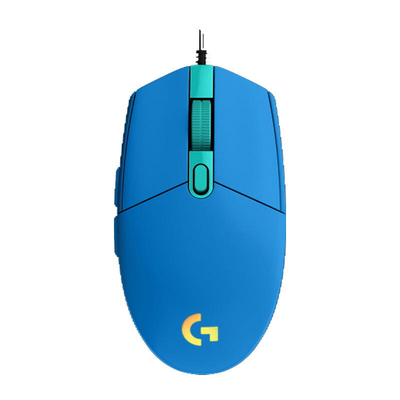 Logitech G102/G102 second-generation wired gaming mouse e-sports lol eating chicken macro RGB pressure gun programming desktop computer - V.I.P Digital Presence