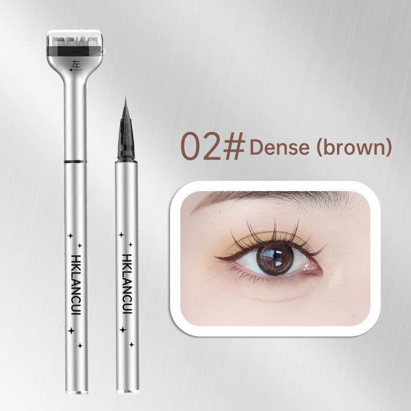 Makeup Magic Eye Liner Gel Pen Waterproof Long Lasting 2 In 1 Lower Liquid Eyeliner Pencil Eyelashes Stamp - V.I.P Digital Presence