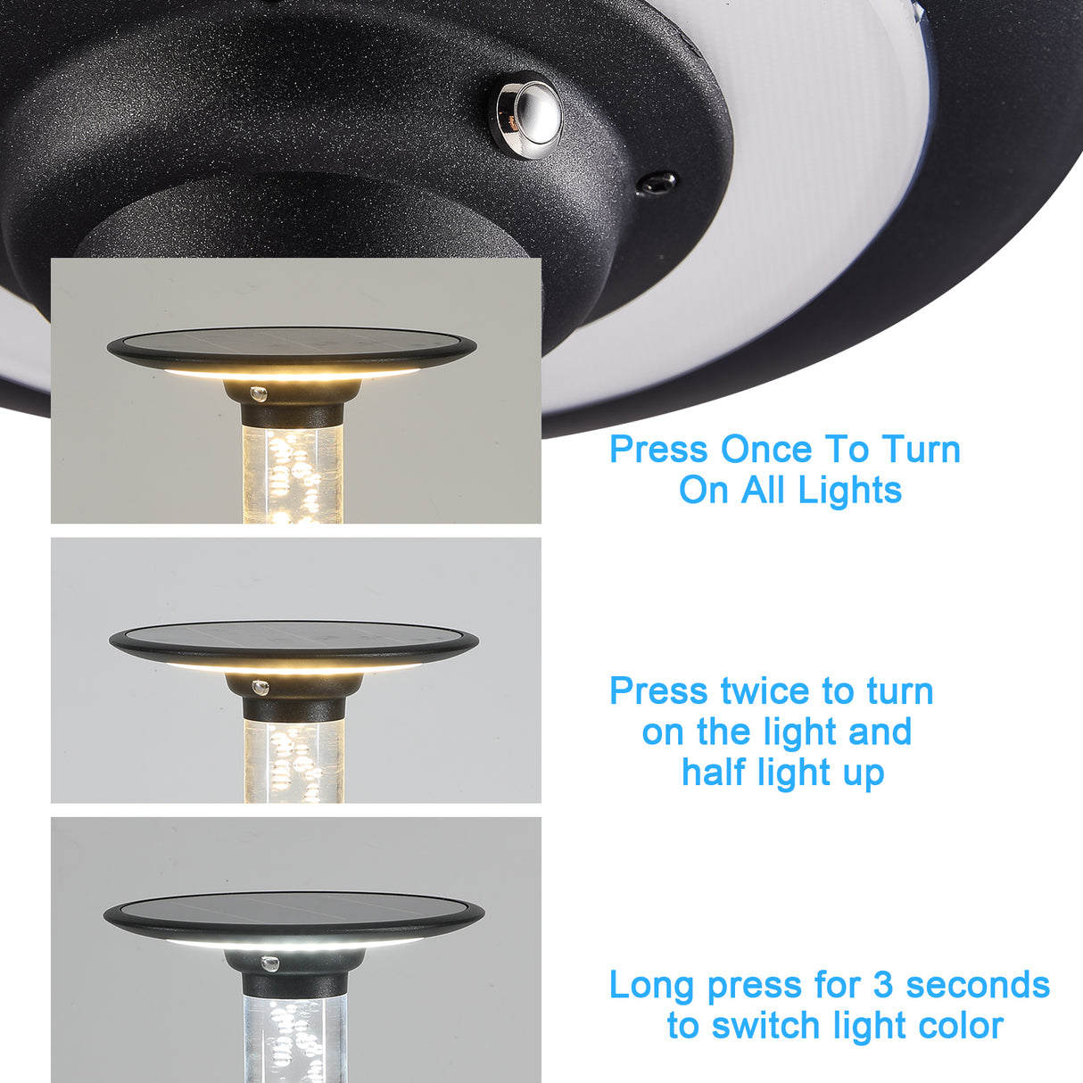 Solar Lawn Light With Dimmable LED - V.I.P Digital Presence