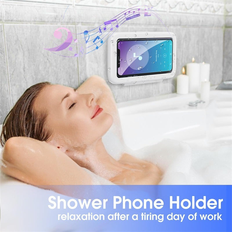 Shower Phone Box Bathroom Waterproof Phone Case Seal Protection Touch Screen Mobile Phone Holder For Kitchen Handsfree Gadget - V.I.P Digital Presence