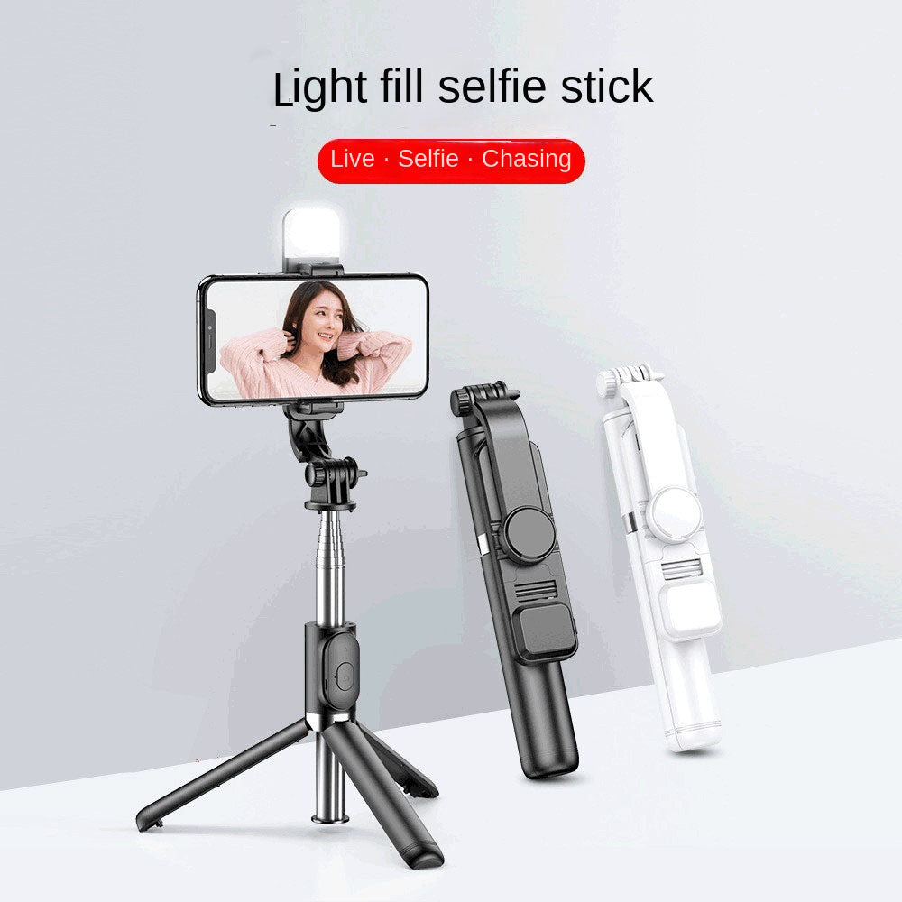 Wholesale Bluetooth Selfie Stick with Fill Light Extended Universal Phone Live Streaming Tripod - V.I.P Digital Presence