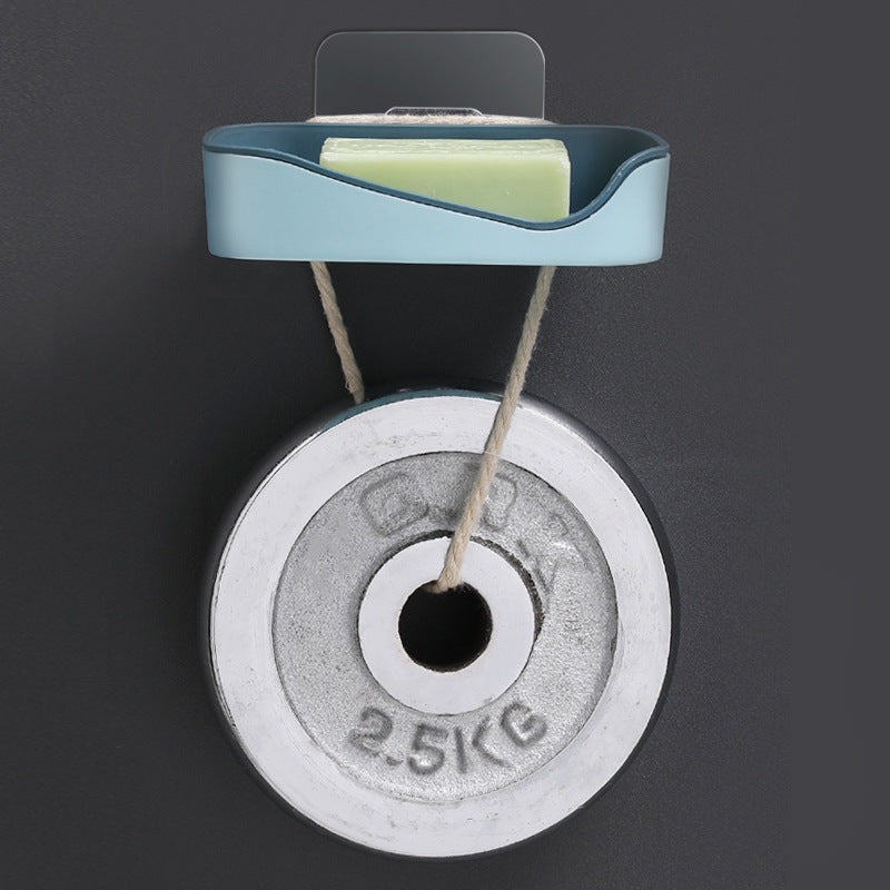 Contrast Color Drain Soap Box Double-Layer Storage Soap Box Bathroom Rack Strong Non-Marking Paste Soap Box - V.I.P Digital Presence