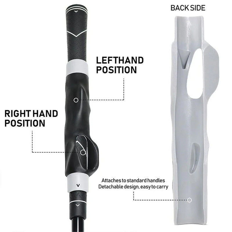 Golf Grip Trainer Attachment Outdoor Golf Swing Trainer Beginner Gesture Alignment Training Aids Correct Training Grip Aid - V.I.P Digital Presence