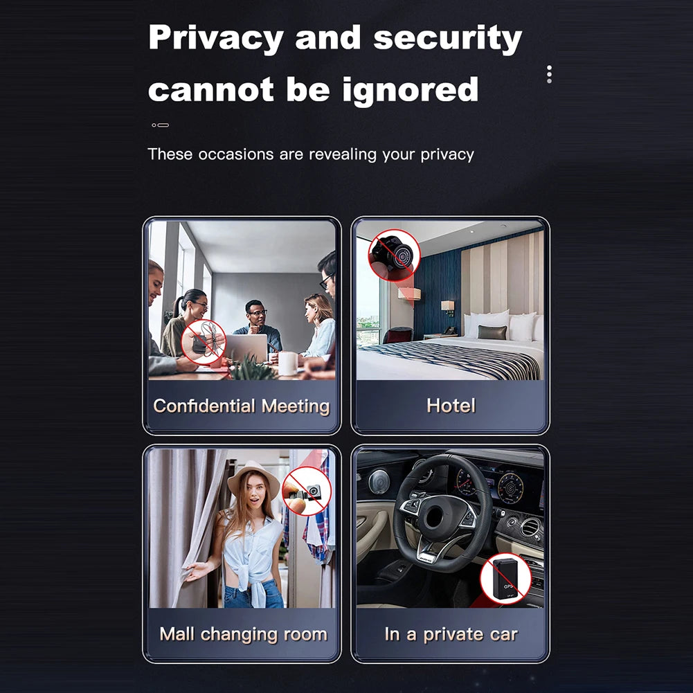 T66 GPS Tracker Detector Multifunctional Infrared Anti-Positioning Anti-Eavesdropping Tracking Scanning Camera Detector for Car - V.I.P Digital Presence