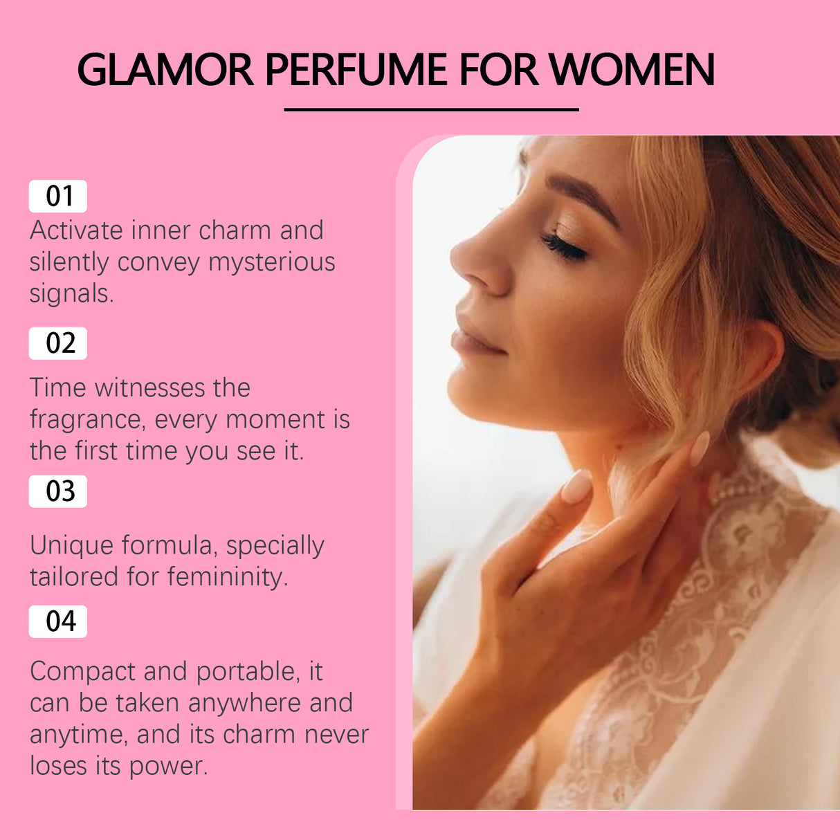 Glamor Perfume For Women, Fragrance Lasting Fragrance Portable Women Adult Elegant Fresh Exudes Natural Niche Flirtatious Attractive Perfume - V.I.P Digital Presence