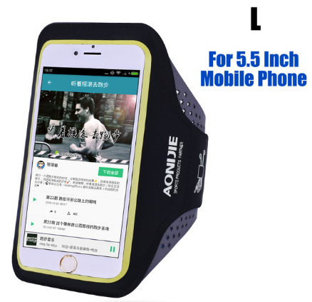 AONIJIE Running Arm Pack Outdoor Sport Hiking Camping Gym Fitness 5.5 4.7 Inch Touch Screen iPhone 6S Mobile Phone Bag - V.I.P Digital Presence