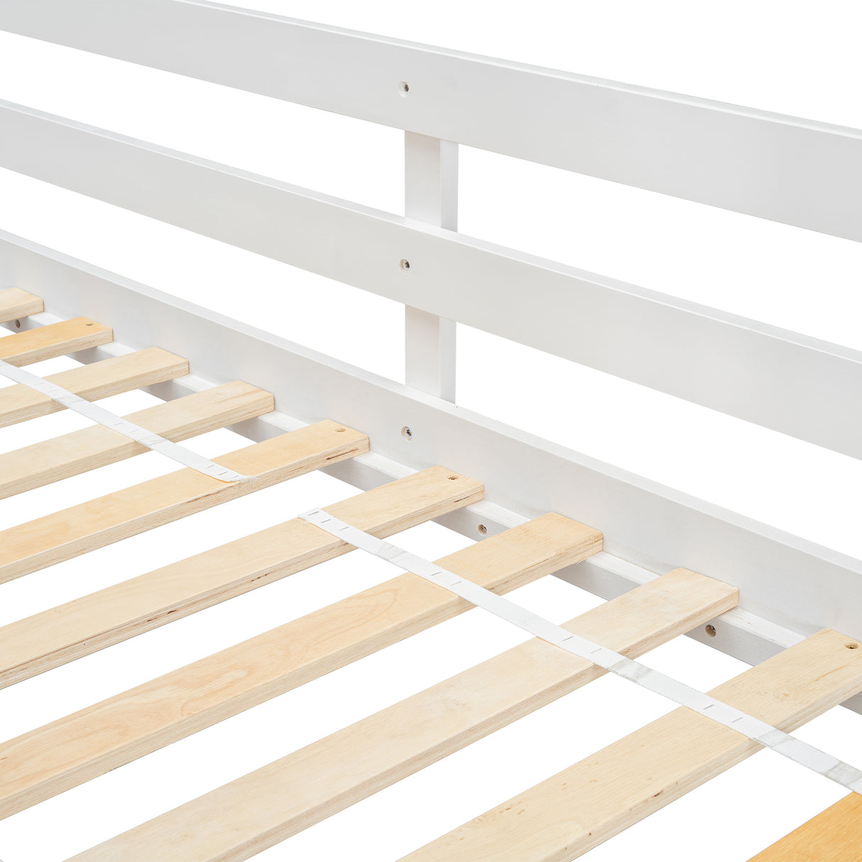 Twin over Twin House Bunk Bed with Roof , Window, Window Box, Door , with Safety Guardrails and Ladder, Pink/White - V.I.P Digital Presence