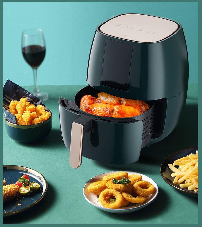 Household Appliances Smart Touch Automatic Power Off Touch Large Capacity Air Fryer Visual Air Fryer 5.5L - V.I.P Digital Presence