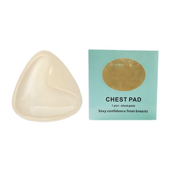 Triangle V-shaped thickened sponge chest patch small chest display large female double-sided self-adhesive chest pad - V.I.P Digital Presence