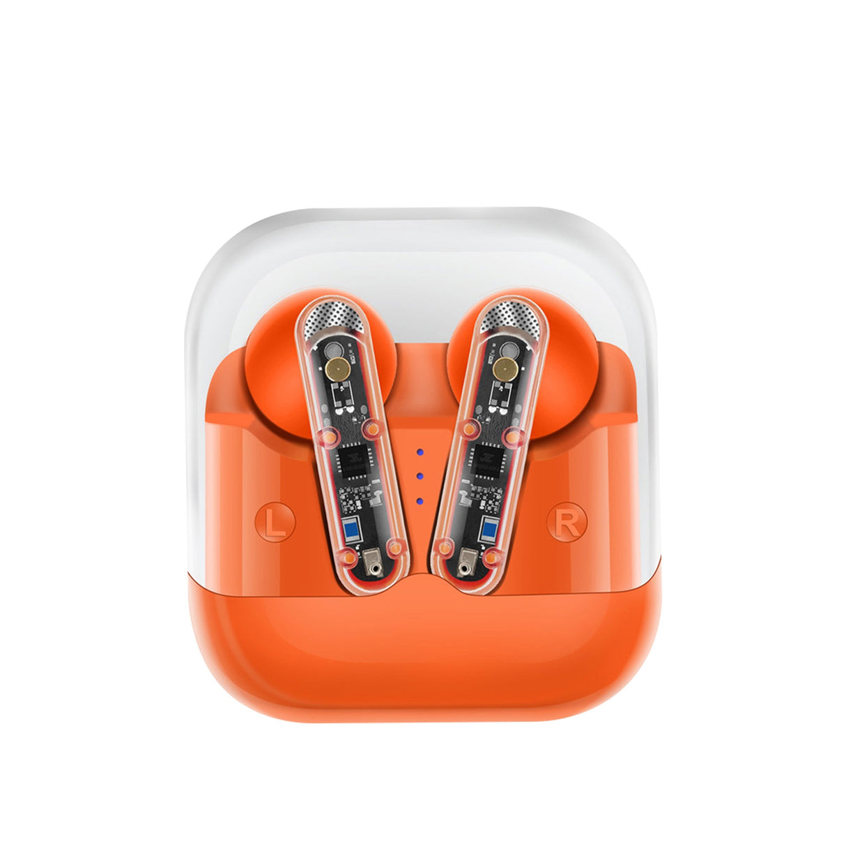 AKZ-S26 Wireless Sports Earphones Mini Transparent Shell Bluetooth Earphones TWS Lightweight Running Tpye-c Heavy Bass - V.I.P Digital Presence