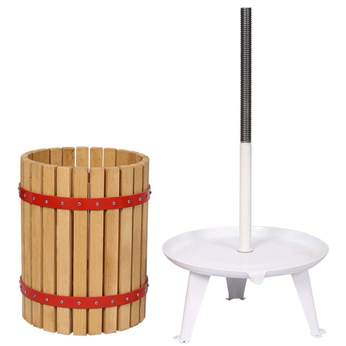 Fruit Wine Press and Crusher and Filter Bag,100% Nature Apple&Grape&Berries Crusher Manual Juice Maker for Kitchen - V.I.P Digital Presence
