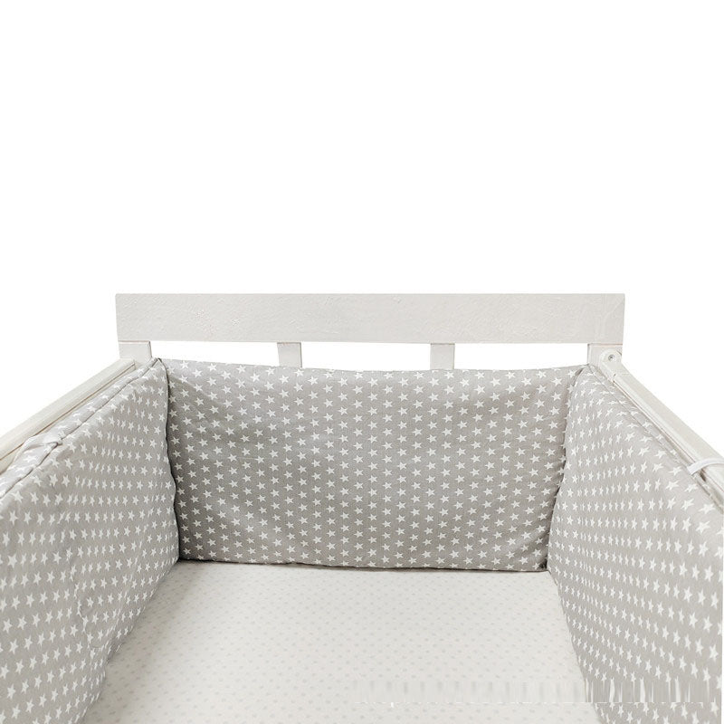 Valla de cama para bebés Four Seasons Valla de cama de algodón anticaída para bebés y niños Valla protectora de cama de algodón para bebés