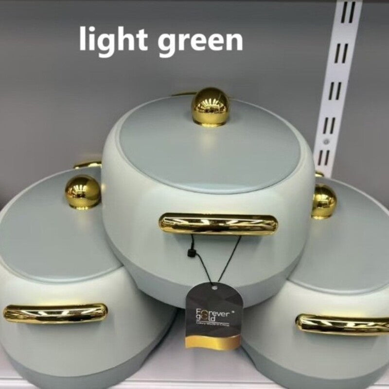 Food Warmer Container, Egg-shaped High-footed Insulated Box, 2L - 2.5L - 3L - V.I.P Digital Presence