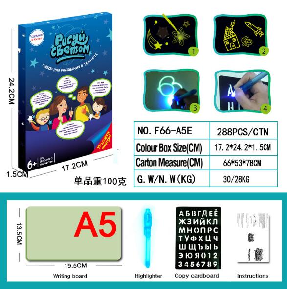 Draw With Light Fun Glowing Paint Glow Light Tablet Draw With Light Fun And Developing Toy - V.I.P Digital Presence