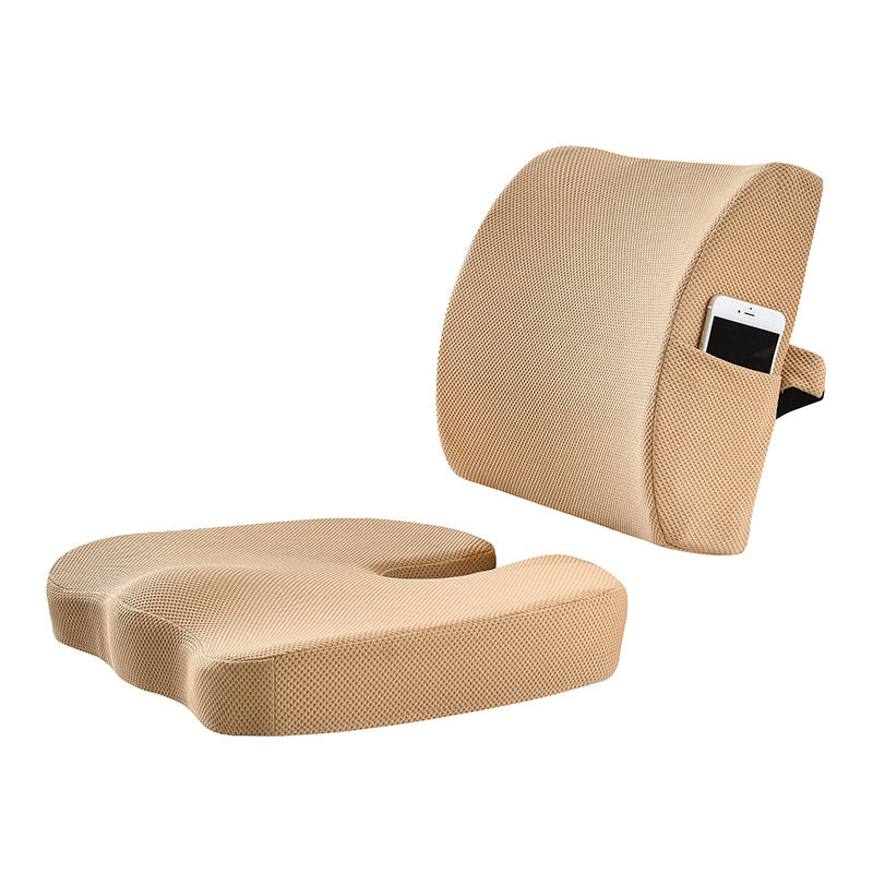 Car Seat Cushion Office Waist Cushion One Set Of Summer Gel Cushion Breathable Seat Cushion Hip Beauty Cushion Set - V.I.P Digital Presence