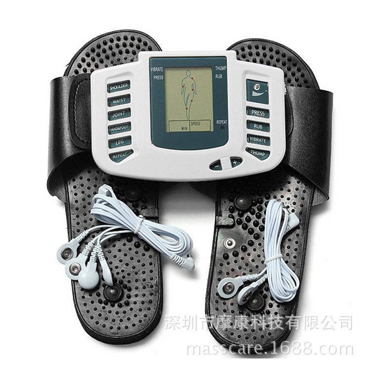 Digital meridian massager with foot therapy shoes Electronic acupuncture massager electrotherapy instrument - V.I.P Digital Presence