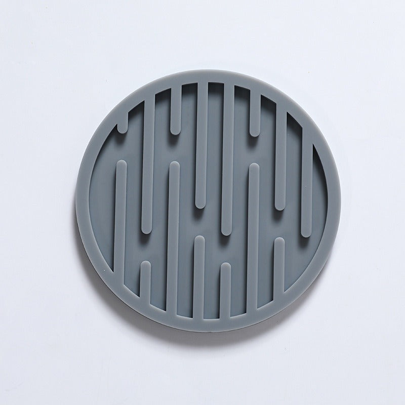 Hot selling silicone cup pad, circular and thickened 10CM drainage pad, heat insulation and anti slip tea cup pad - V.I.P Digital Presence