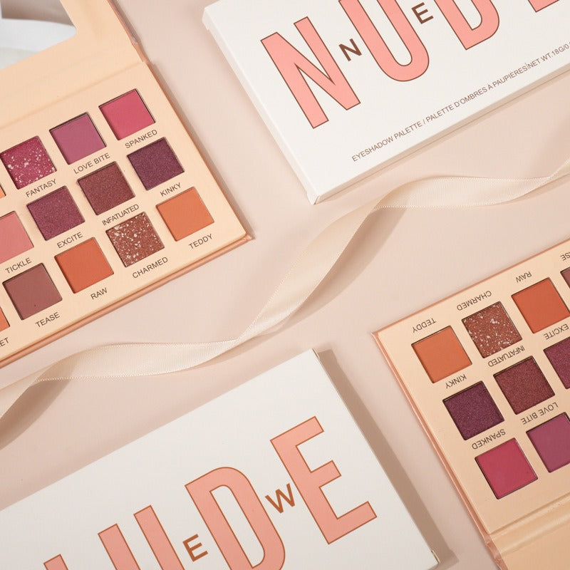 18-color Desert Rose Matte Pearlescent Eyeshadow Palette Earth Color Multi-purpose Color Eyeshadow Palette - V.I.P Digital Presence