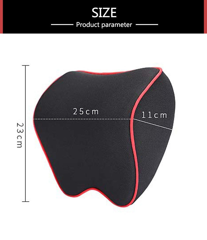 Car Neck Headrest Pillow Car Accessories Cushion Auto Seat Head Support Neck Protector Automobiles Seat Neck Rest Memory Cotton - V.I.P Digital Presence