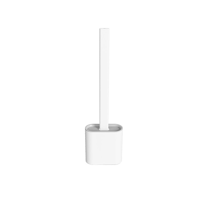 Creative Wall-Mounted Cracked Soft Glue Long Handle Imitation Silicone Toilet Brush Set Household Toilet Cleaning Brush - V.I.P Digital Presence