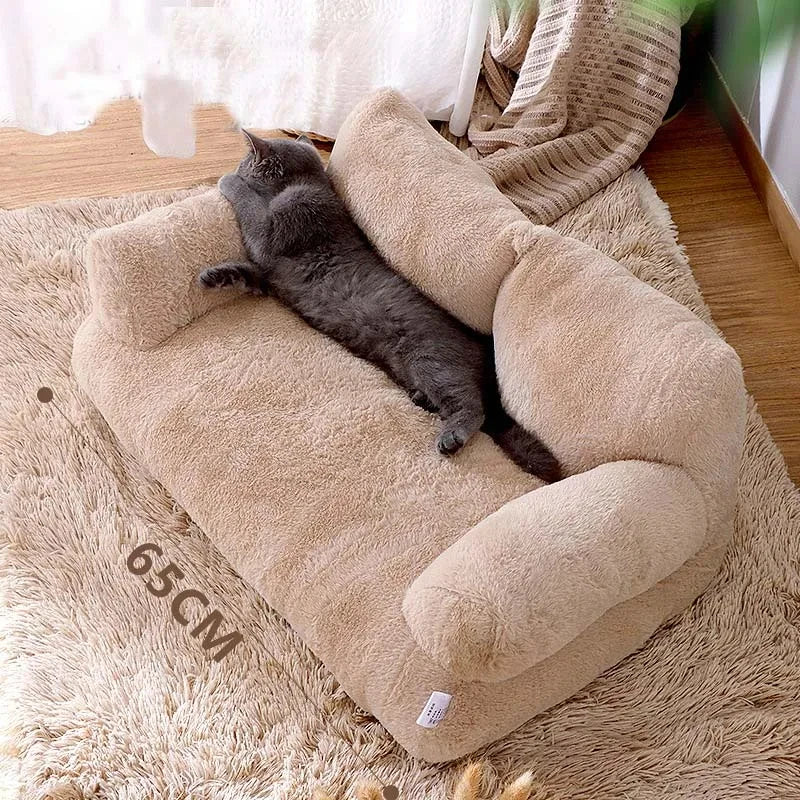 Luxury Cat Bed Sofa Winter Warm Cat Nest Pet Bed for Small Medium Dogs Cats Comfortable Plush Puppy Bed Pet Supplies - V.I.P Digital Presence