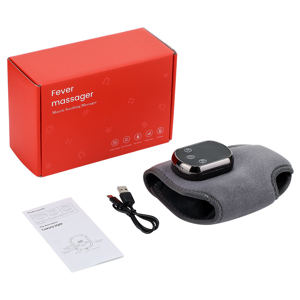 USB Heated Ankle Support with Hot Compress Massage Function Rechargeable Foot Ankle Joint Care and Foot Massager - V.I.P Digital Presence