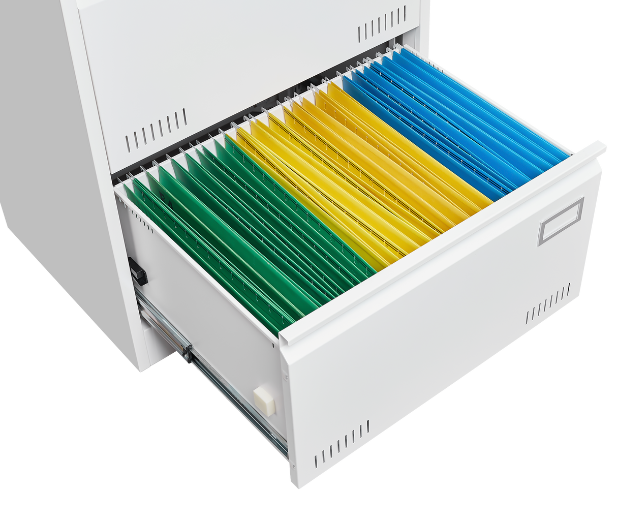 Horizontal file cabinet, 2 drawers, white file cabinet with lock, metal file cabinet with lock, 3 drawers, legal office cabinet - V.I.P Digital Presence