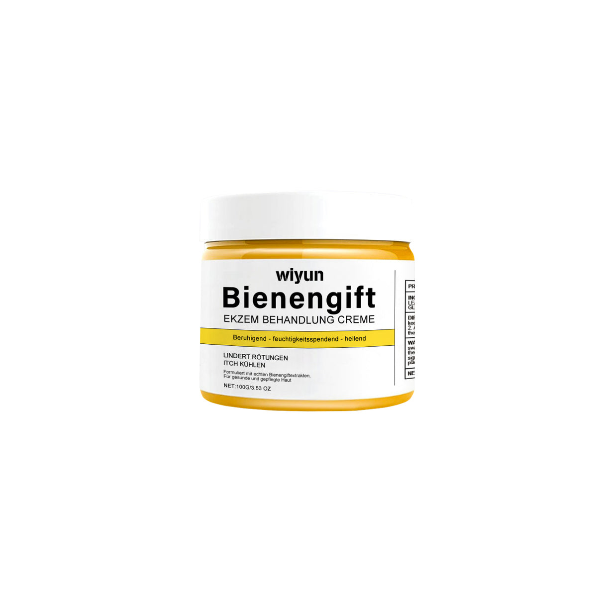 Crema para el cuidado de la piel con veneno de abeja, hidratante suave, calmante y reparadora del enrojecimiento.
