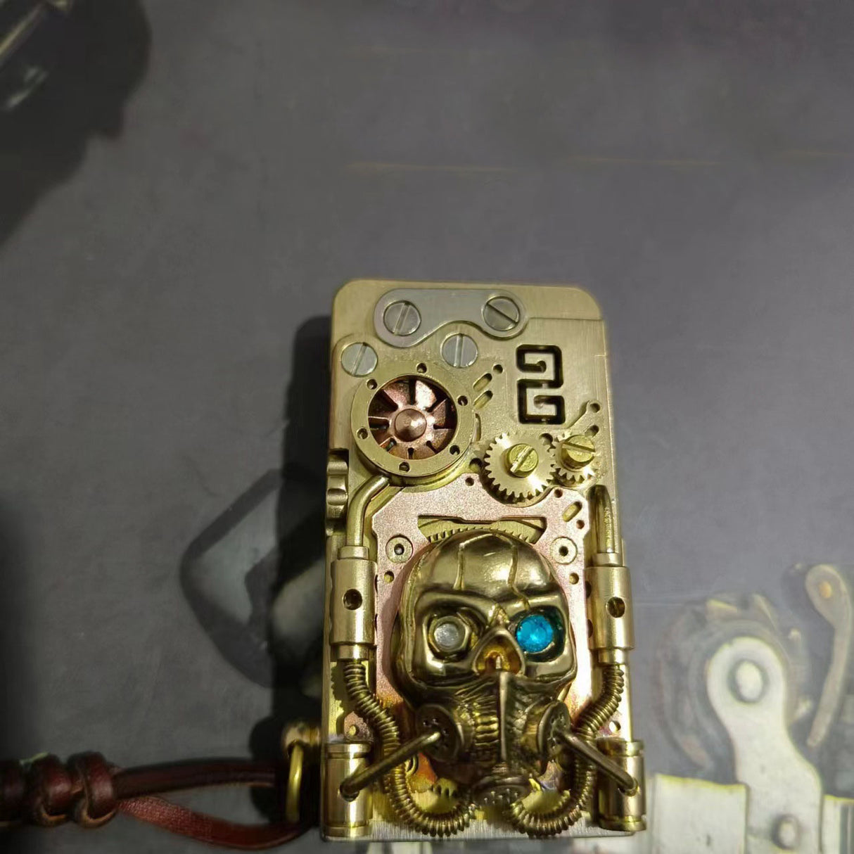 Mechanical armor catapult ignition kerosene lighter Dragon Tongue Aspley Doomsday Hunter punk lighter - V.I.P Digital Presence