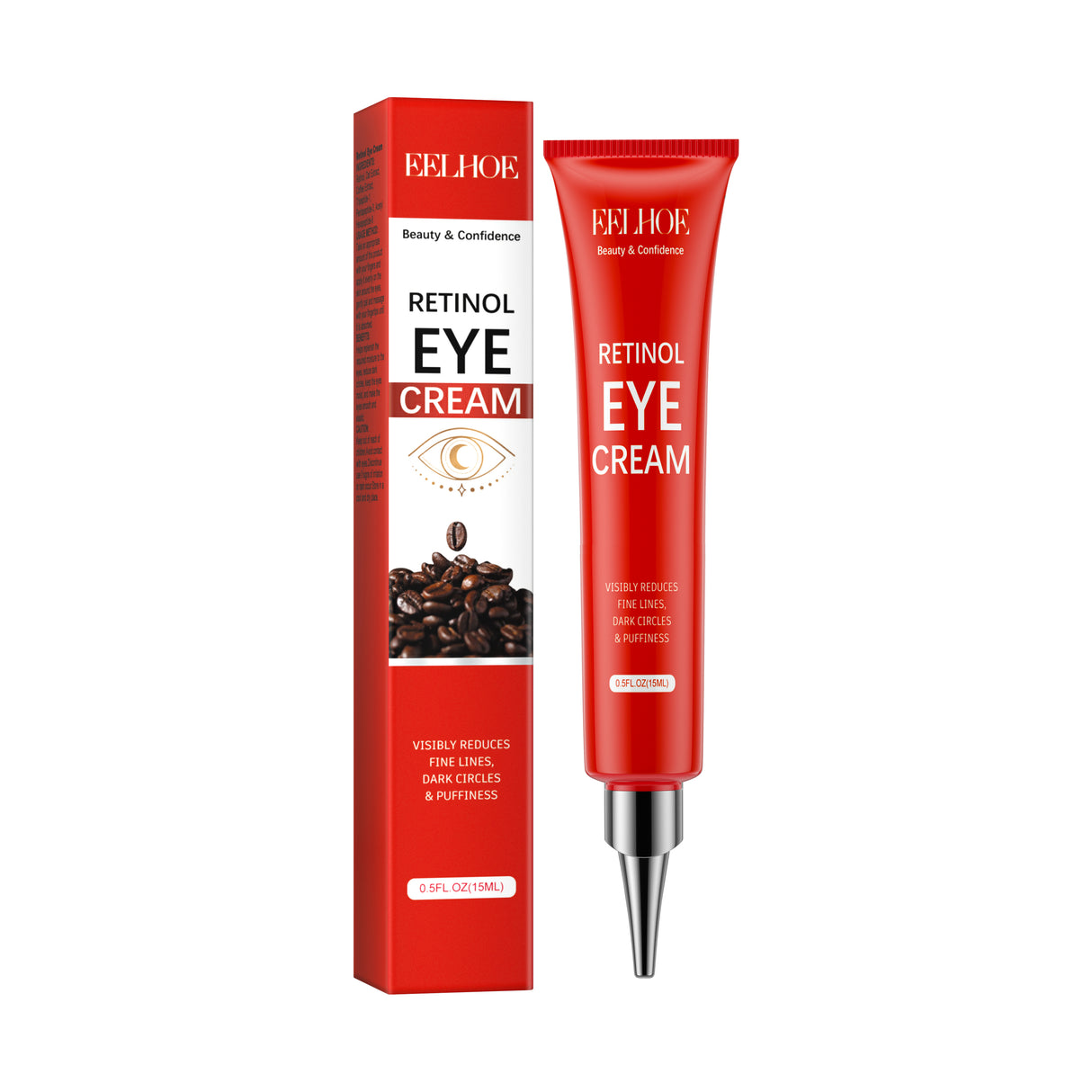 Crema reafirmante para ojos con retinol: hidrata el contorno de ojos, reafirma la piel, aclara las líneas de expresión y tiene un efecto antienvejecimiento y antiarrugas.