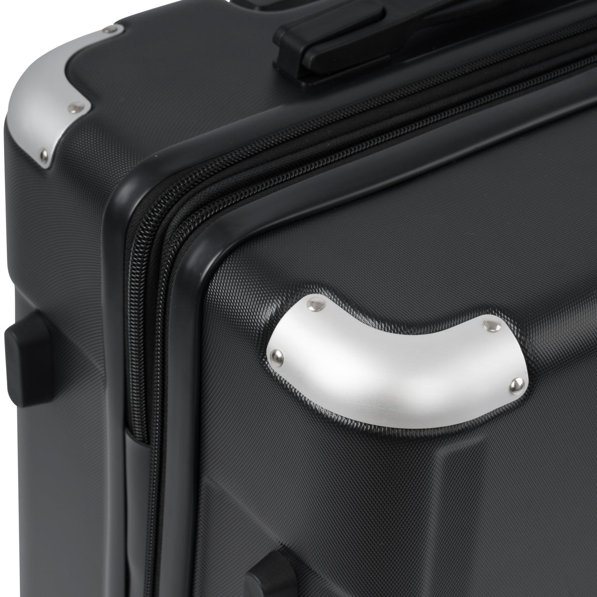 Hardshell Luggage Spinner Suitcase with TSA Lock Lightweight Expandable 28'' (Single Luggage) Black + ABS + 28 Inch
