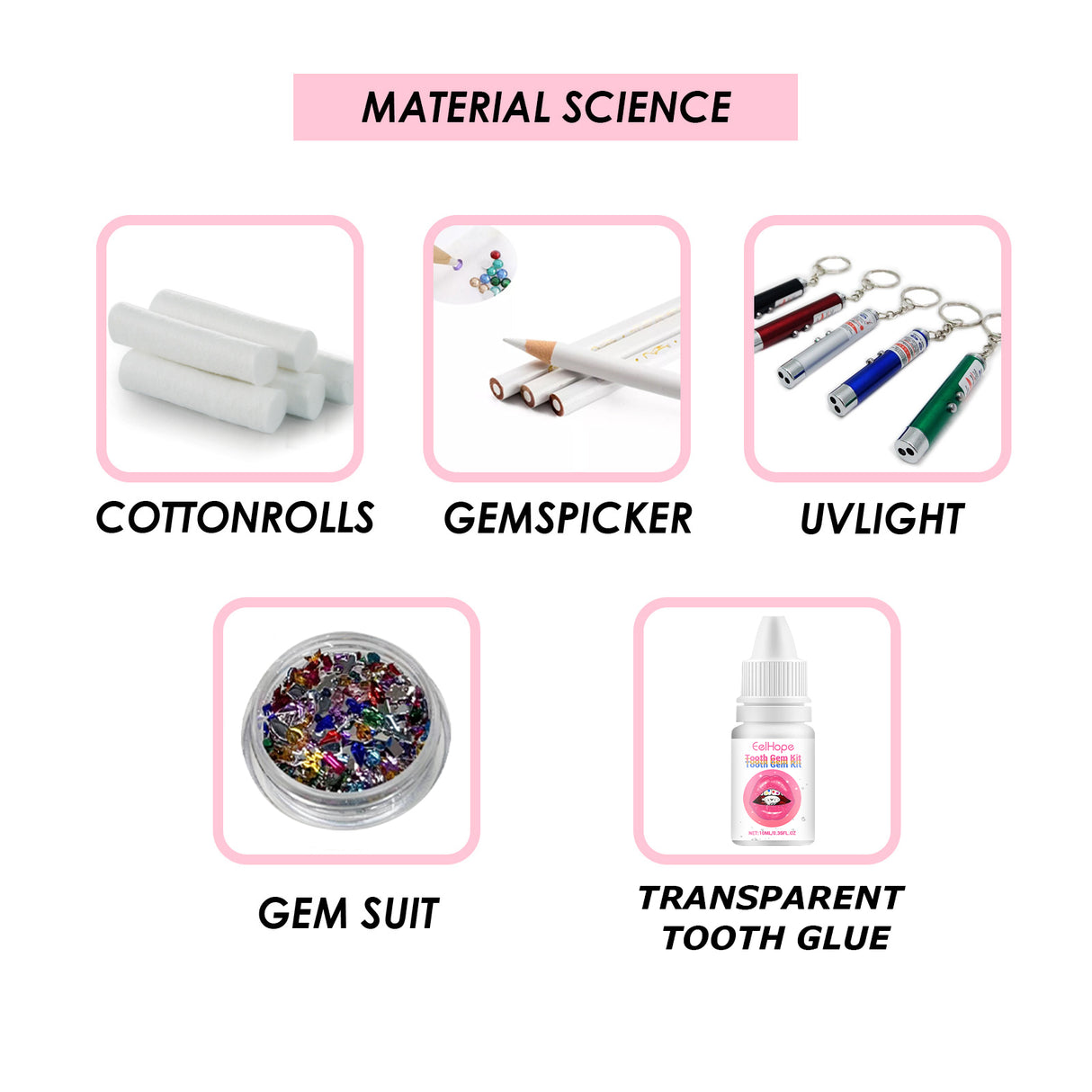 Tooth Gem Kit, European And American Style Hip Hop Style Dental Drill Jewelry DIY Dental Drill Set - V.I.P Digital Presence