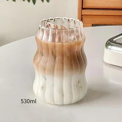 Thickened high borosilicate glass cup household transparent double-layer heat-resistant fruit juice cup - V.I.P Digital Presence
